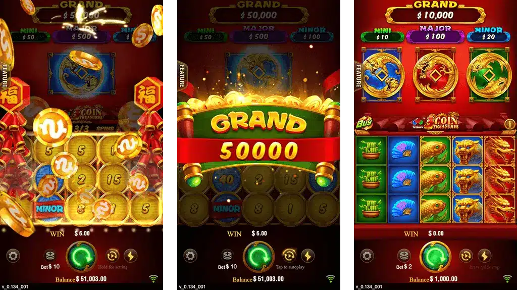 3 Coins Play999 Bonus